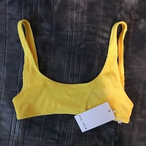 Yellow Bikini Top
